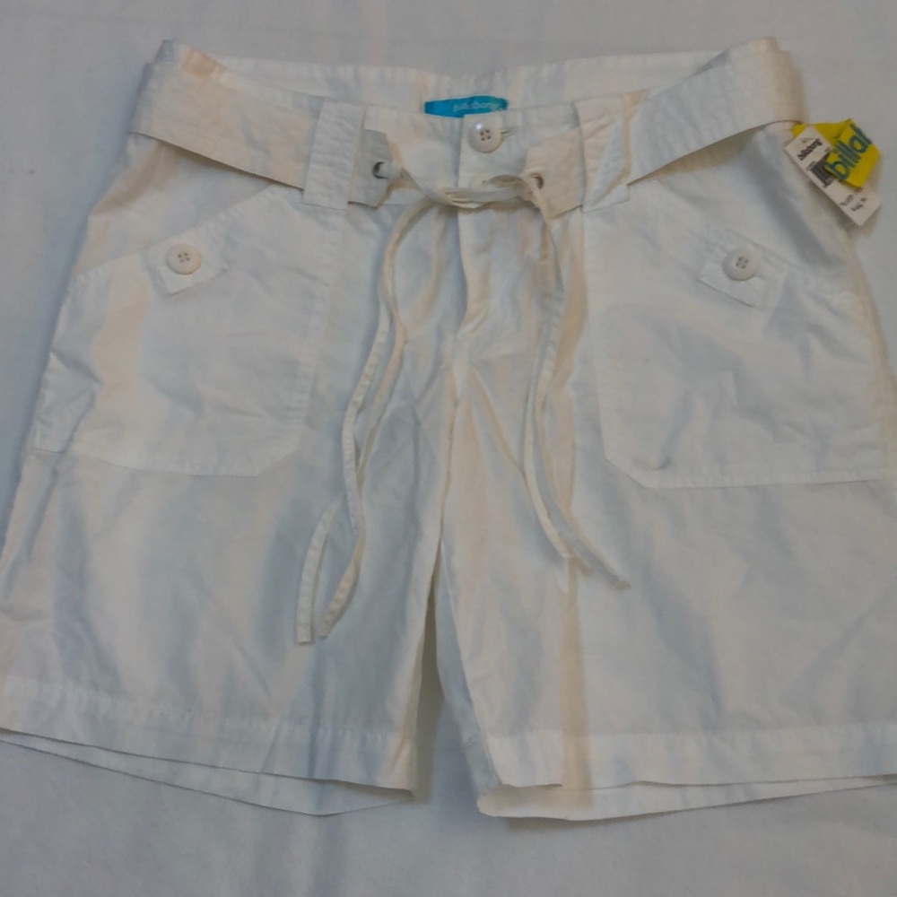 Billabong white shorts size 7